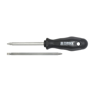 Double-ended reversible screwdriver